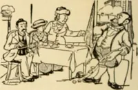 An illustration from Caricature. ed 1913 (1913)