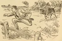 An illustration from Caricature. ed 1913 (1913)