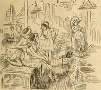 An illustration from Caricature. ed 1913 (1913)