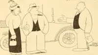 An illustration from Caricature. ed 1913 (1913)