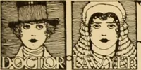 An illustration from Caricature. ed 1913 (1913)