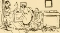 An illustration from Caricature. ed 1913 (1913)