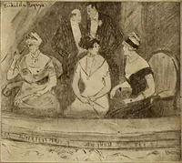 An illustration from Caricature. ed 1913 (1913)