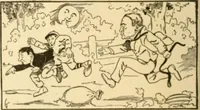 An illustration from Caricature. ed 1913 (1913)