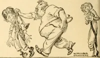 An illustration from Caricature. ed 1913 (1913)