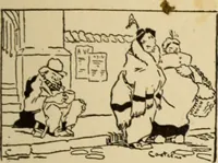 An illustration from Caricature. ed 1913 (1913)