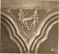 An illustration from Carvings and sculptures of Worcester Cathedral (1873)