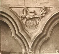 An illustration from Carvings and sculptures of Worcester Cathedral (1873)