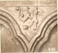 An illustration from Carvings and sculptures of Worcester Cathedral (1873)