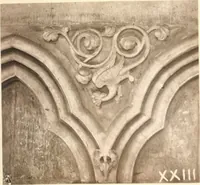 An illustration from Carvings and sculptures of Worcester Cathedral (1873)