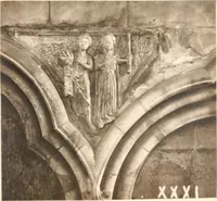 An illustration from Carvings and sculptures of Worcester Cathedral (1873)
