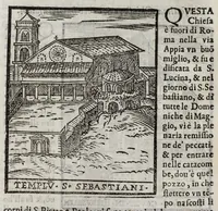Picture 4 of 64 from Le cose maravigliose dell’alma città di Roma (1595), leaf 26