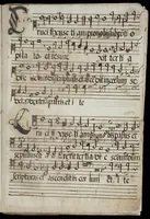 Picture 18 of 28 from [Mexican choir books] [v. 1] (1600), leaf 134