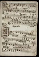 An illustration from [Mexican choir books] [v. 1] (1600)