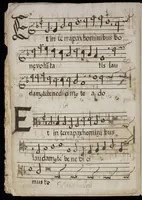 An illustration from [Mexican choir books] [v. 1] (1600)