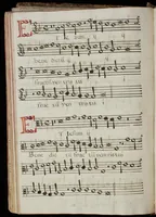 An illustration from [Mexican choir books] [v. 4] (1600)