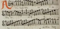 An illustration from [Mexican choir books] [v. 4] (1600)