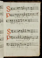 An illustration from [Mexican choir books] [v. 4] (1600)