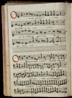 An illustration from [Mexican choir books] [v. 4] (1600)