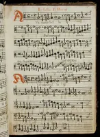 An illustration from [Mexican choir books] [v. 4] (1600)