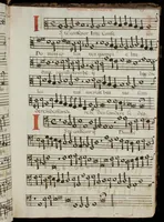 An illustration from [Mexican choir books] [v. 4] (1600)