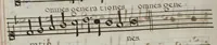 An illustration from [Mexican choir books] [v. 4] (1600)