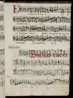 An illustration from [Mexican choir books] [v. 4] (1600)