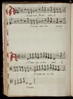 An illustration from [Mexican choir books] [v. 4] (1600)