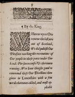 An illustration from The Kings Maiesties declaration to his subjects, concerning lawfull sports to bee vsed (1633)