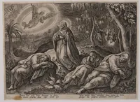 Picture 3 of 5 from Encomium musices quod ex Sacris Litteris concinnabat Philip. Gallaeus. Iconibus exprimebat pictor celeberrimus Io. Stradanas. Versibus illustrabat doctissimus Io. Bochius, urbi Antverp. à secretis (1600), leaf 29