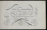 An illustration from Livre d'écriture (1668)