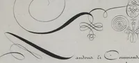 An illustration from Livre d'écriture (1668)