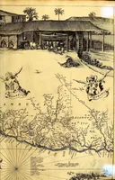 An illustration from Casparis Barlæi, rerum per octennium in Brasilia et alibi nuper gestarum, sub præfectura illustrissimi Comitis I. Mauritii, Nassoviæ, &c. comitis, nunc Vesaliæ gubernatoris & equitatus fderatorum Belgii ordd. sub Auriaco ductoris, historia (1647)