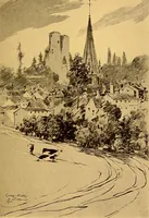 An illustration from Castles and chateaux of old Touraine and the Loire country (1906)