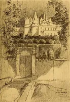 An illustration from Castles and chateaux of old Touraine and the Loire country (1906)