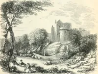 An illustration from The castles, palaces, and prisons of Mary of Scotland (1850)