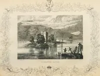 An illustration from The castles, palaces, and prisons of Mary of Scotland (1850)