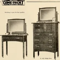 Picture 106 of 190 from Catalog "F" / Come-Packt Furniture Company. (1910), leaf 34