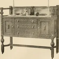 An illustration from Catalog "F" / Come-Packt Furniture Company. (1910)