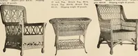 An illustration from Catalog "F" / Come-Packt Furniture Company. (1910)