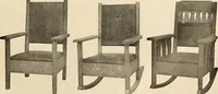 An illustration from Catalog "F" / Come-Packt Furniture Company. (1910)
