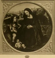 An illustration from Catalogo della Pinacoteca Scarpa di Motta di Livenza : quadri dei più celebri autori italiani ... : di cui la vendita al pubblico incanto avrà luogo in Milano ... 14 novembre 1895 e giorno seguente .. (1895)