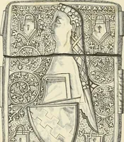 An illustration from A catalog of the antiquities and works of art, exhibited at Ironmongers' Hall, London, in the month of May, 1861 (1869)