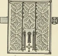 An illustration from A catalog of the antiquities and works of art, exhibited at Ironmongers' Hall, London, in the month of May, 1861 (1869)