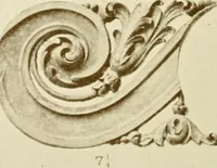 An illustration from Catalog of Capitals, brackets and compo ornament for exterior and interior decoration (1900)