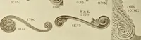 An illustration from Catalog of Capitals, brackets and compo ornament for exterior and interior decoration (1900)