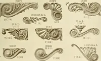 An illustration from Catalog of Capitals, brackets and compo ornament for exterior and interior decoration (1900)