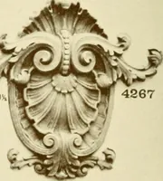 An illustration from Catalog of Capitals, brackets and compo ornament for exterior and interior decoration (1900)