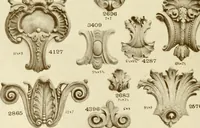 An illustration from Catalog of Capitals, brackets and compo ornament for exterior and interior decoration (1900)
