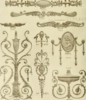 An illustration from Catalog of Capitals, brackets and compo ornament for exterior and interior decoration (1900)
